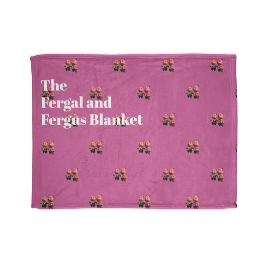 The Fergal and Fergus Soft Polyester Blanket